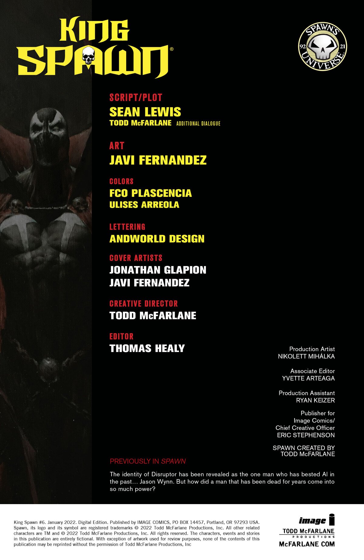 Read King Spawn 2021 EN Manga Online
