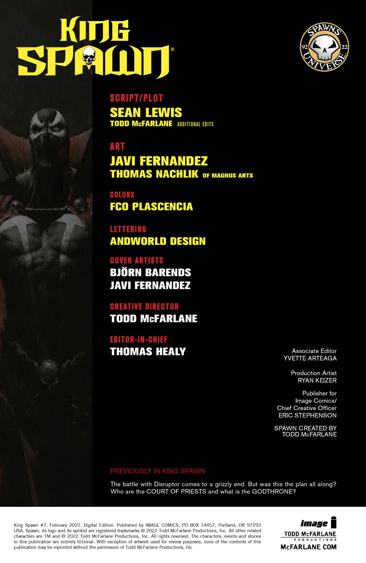 Read King Spawn 2021 EN Manga Online
