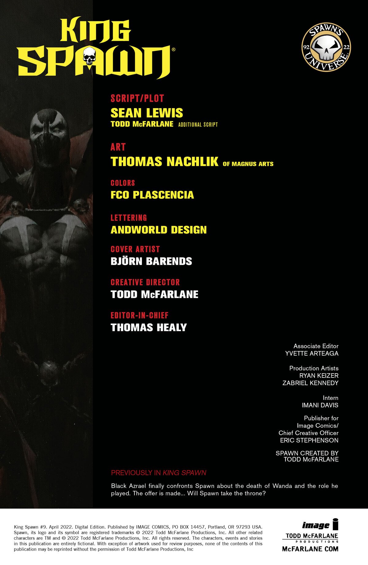 Read King Spawn 2021 EN Manga Online