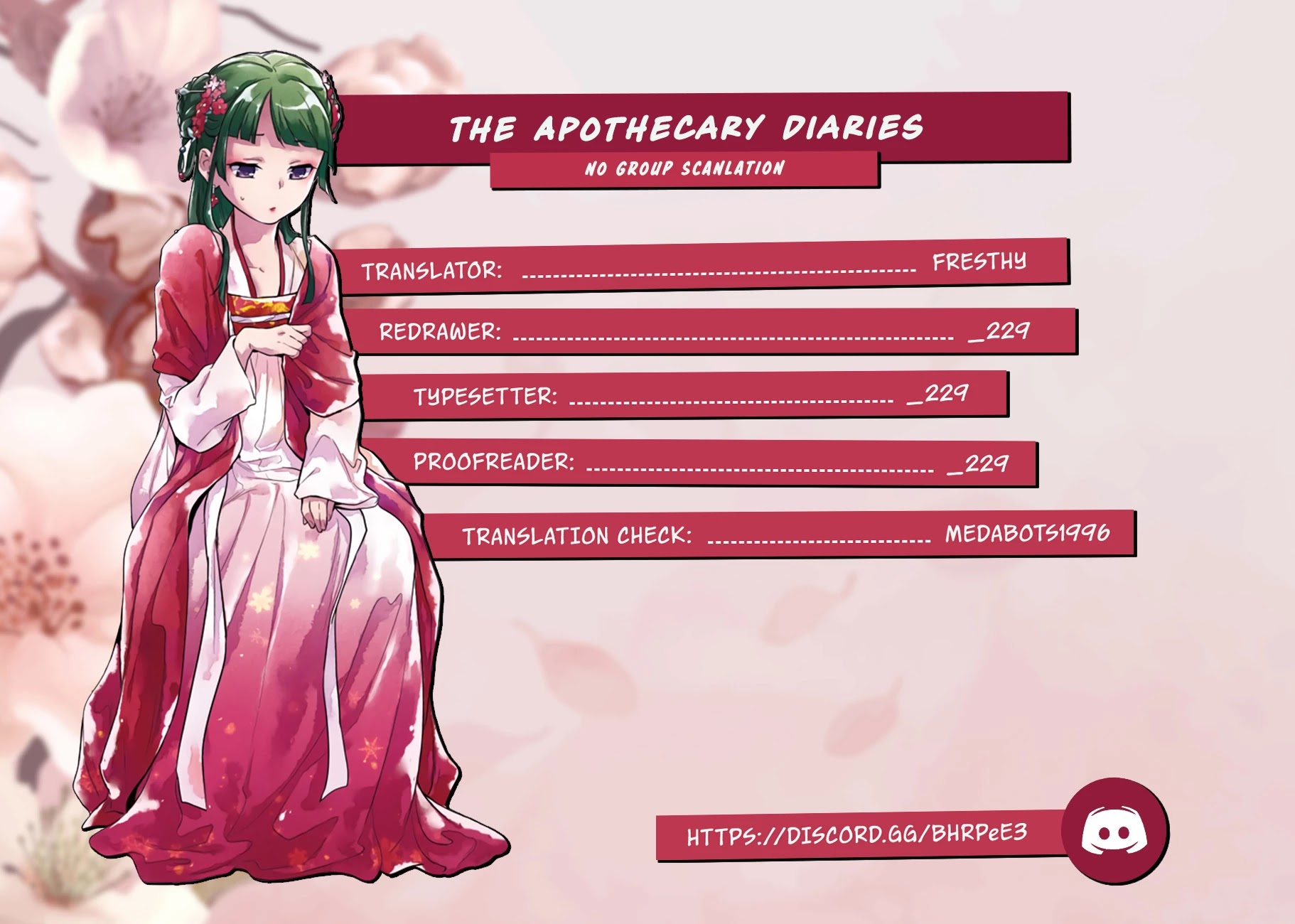Read Kusuriya no Hitorigoto EN Manga Online