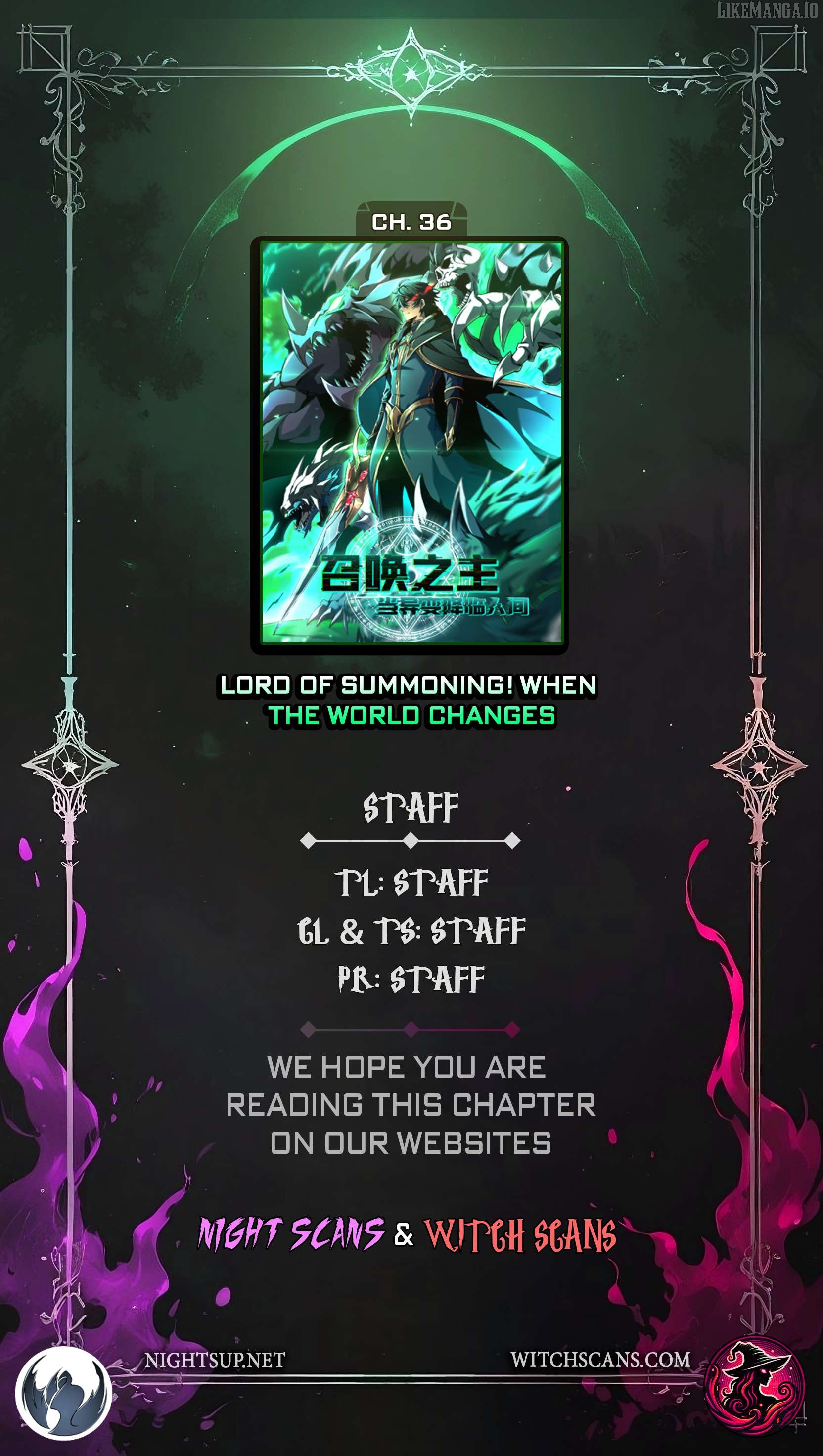 Read Lord of Summons! Sudden Mutation EN Manga Online