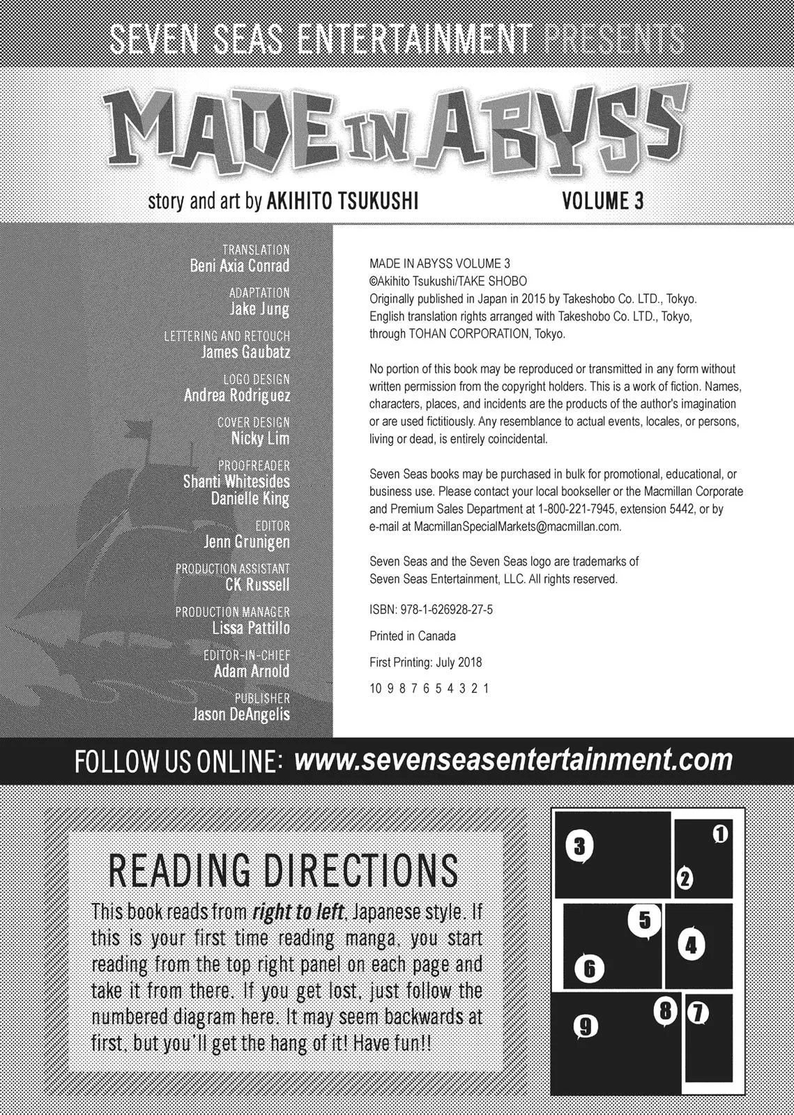 Read Made in Abyss EN Manga Online