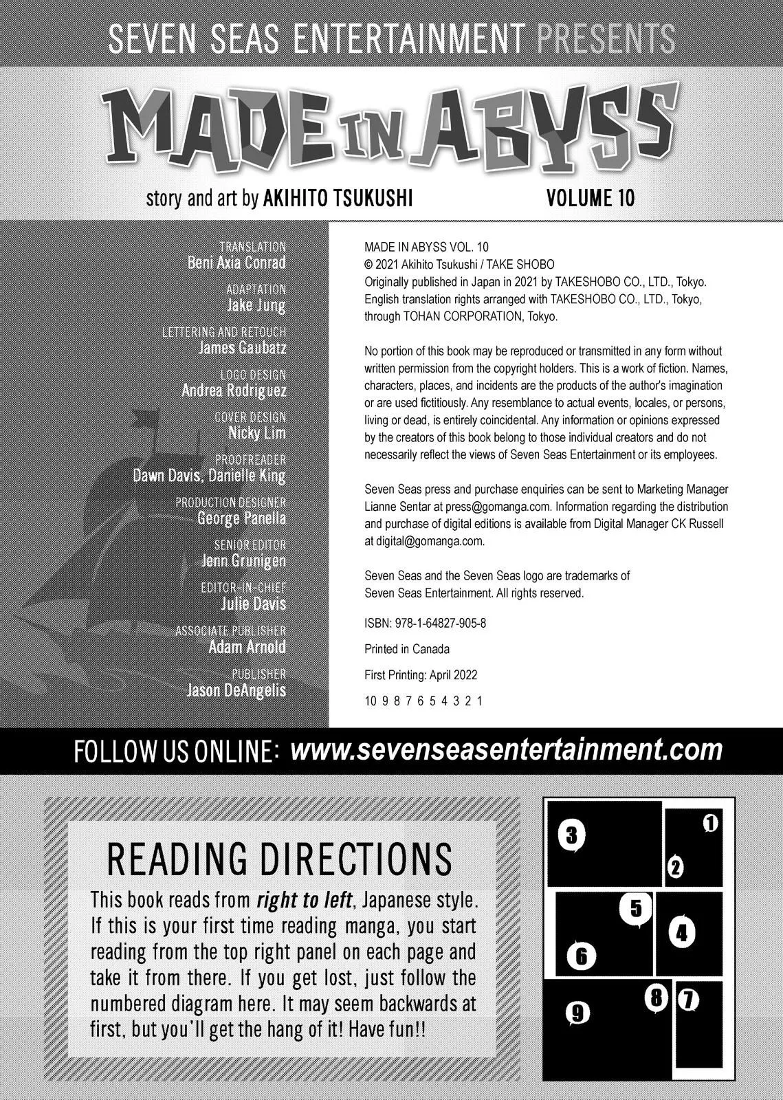 Read Made in Abyss EN Manga Online