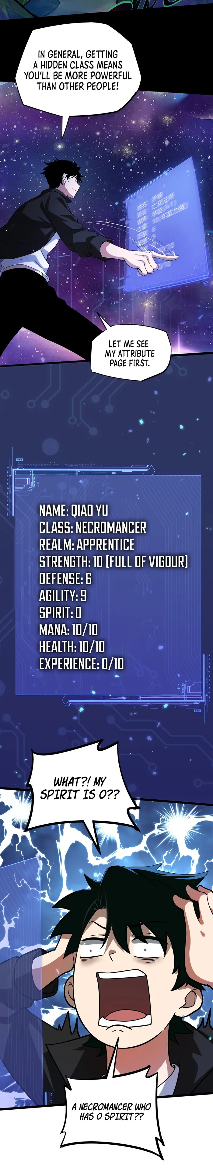 Read Maxed Strength Necromancer EN Manga Online