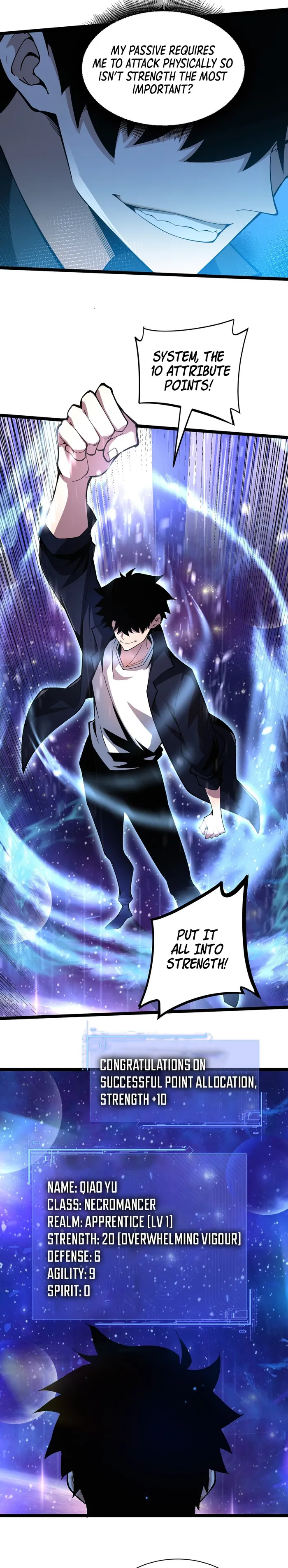Read Maxed Strength Necromancer EN Manga Online