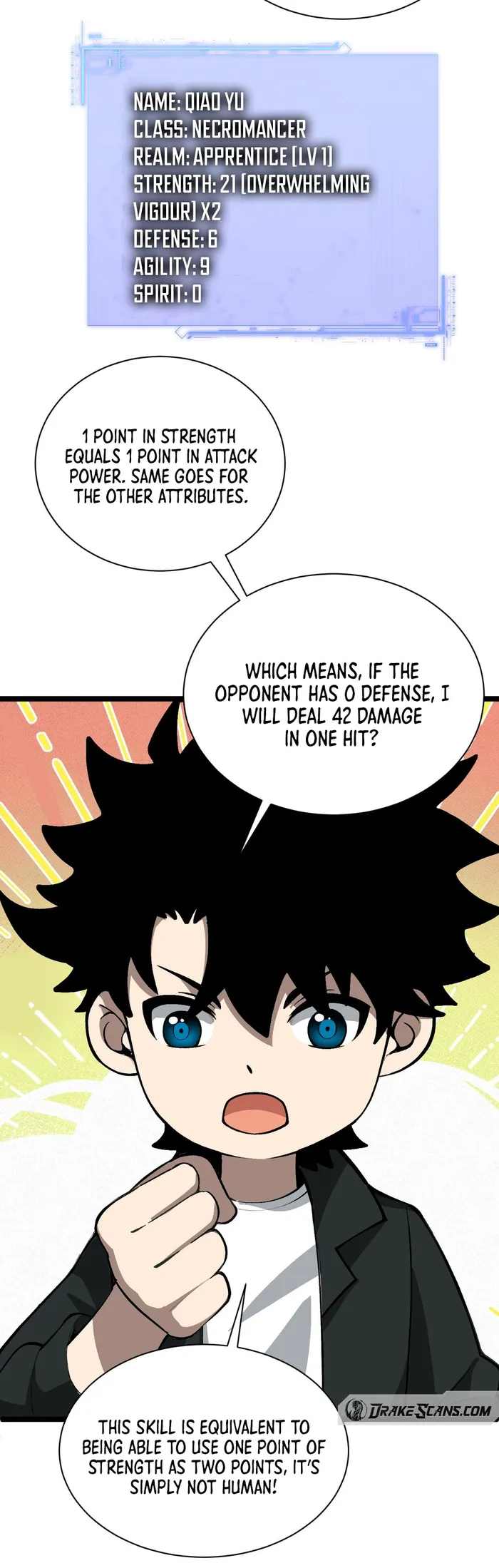 Read Maxed Strength Necromancer EN Manga Online