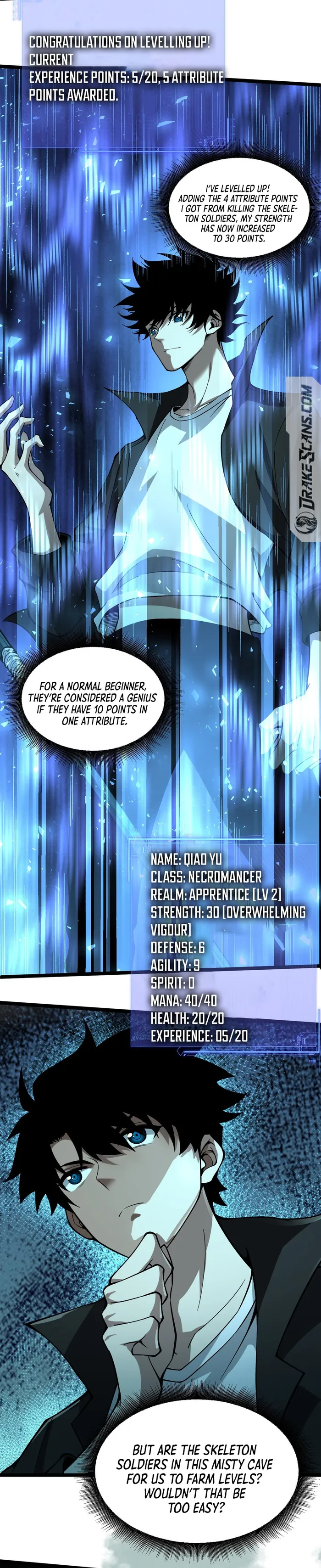 Read Maxed Strength Necromancer EN Manga Online