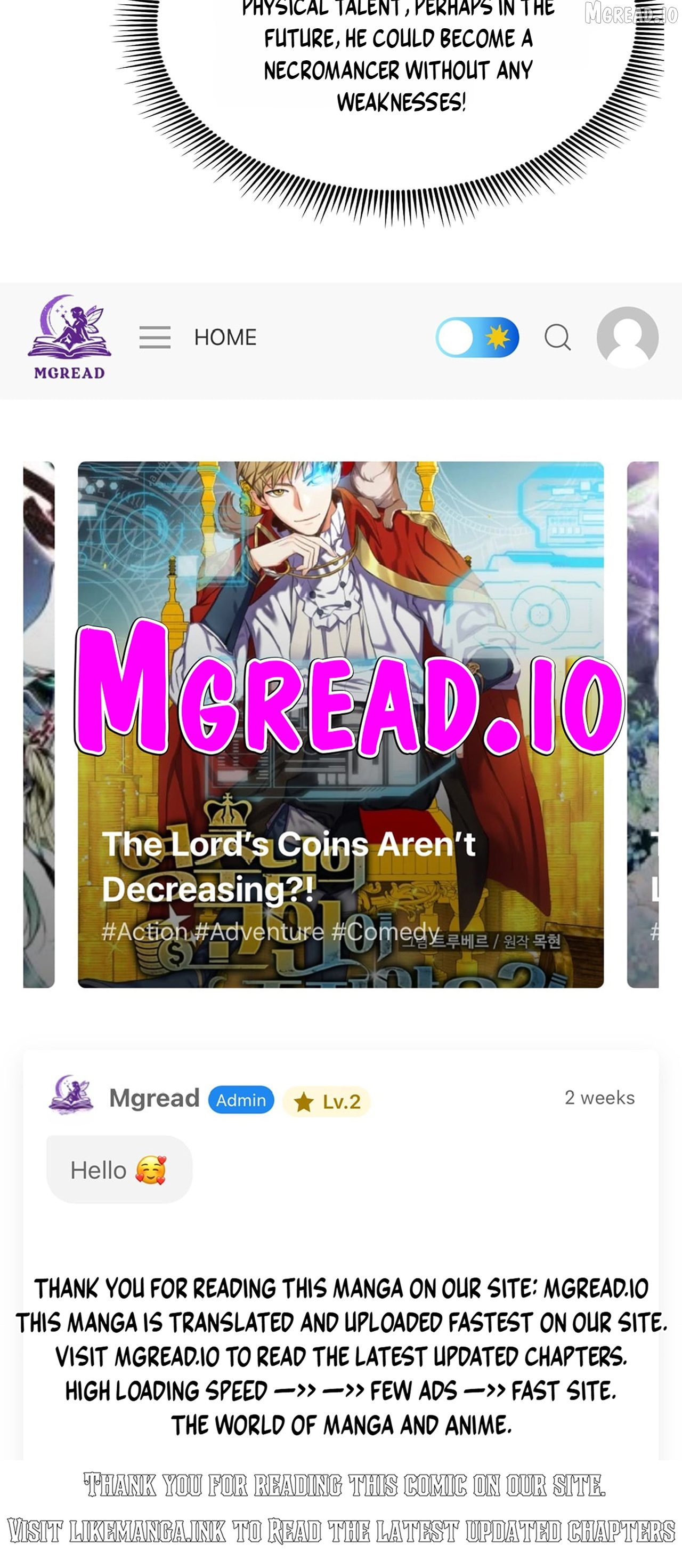 Read Maxed Strength Necromancer EN Manga Online