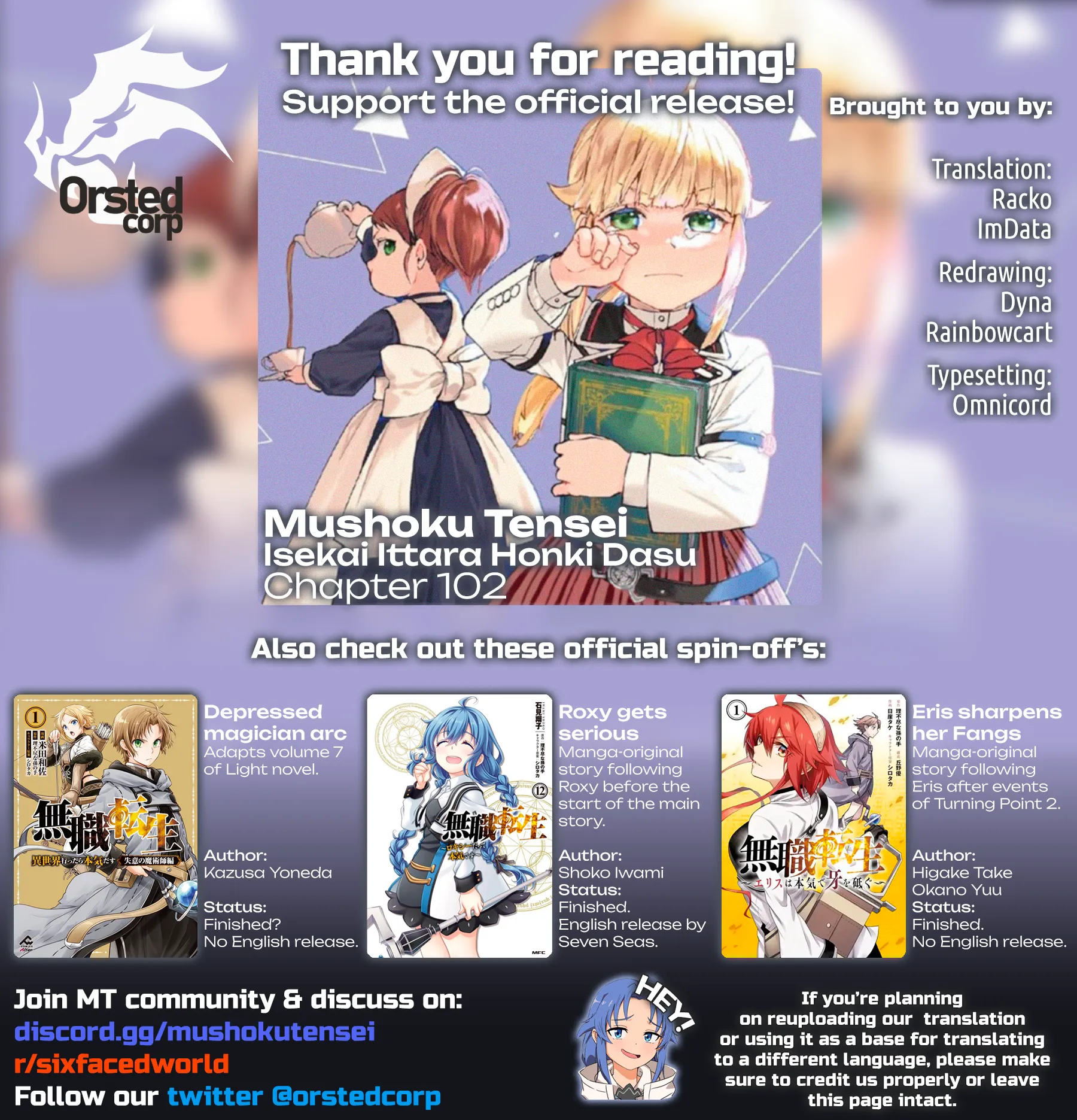 Read Mushoku Tensei ~Isekai Ittara Honki Dasu~ EN Manga Online