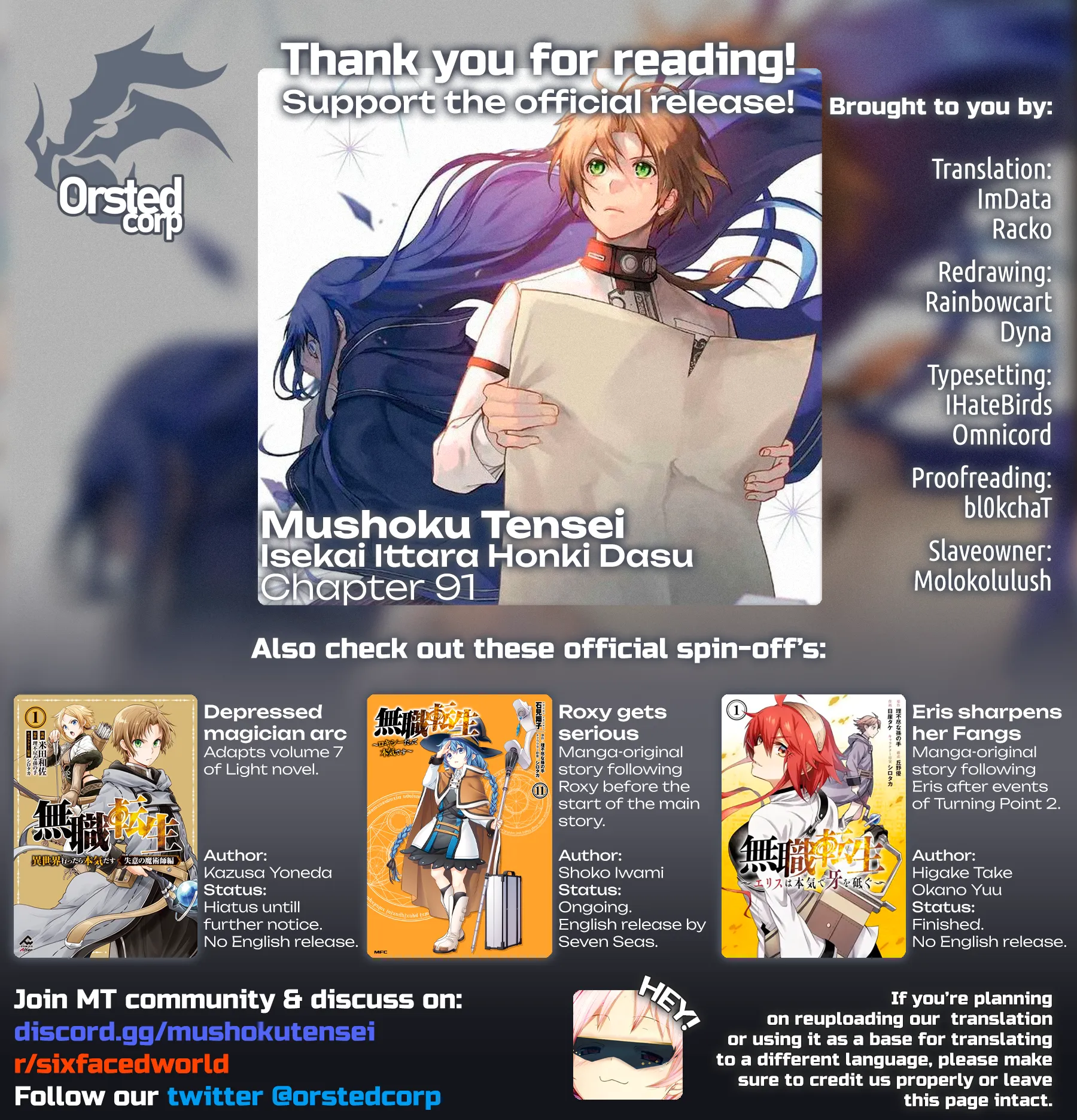 Read Mushoku Tensei ~Isekai Ittara Honki Dasu~ EN Manga Online