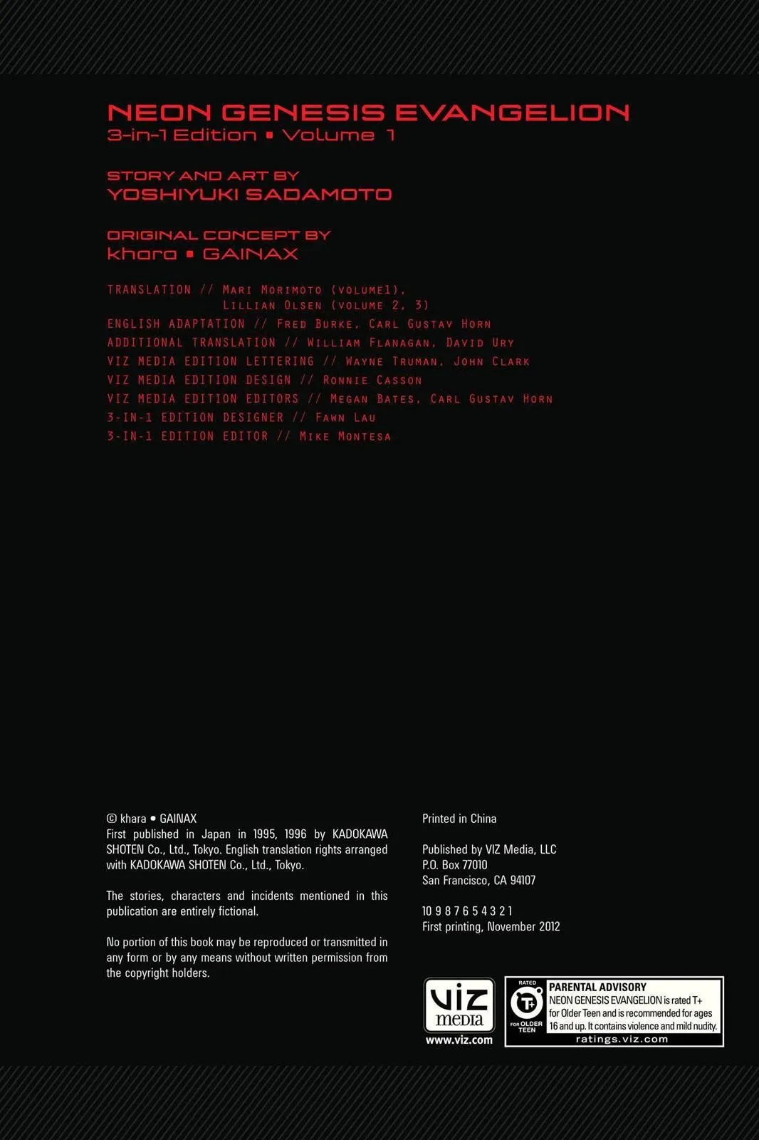 Read Neon Genesis Evangelion EN Manga Online