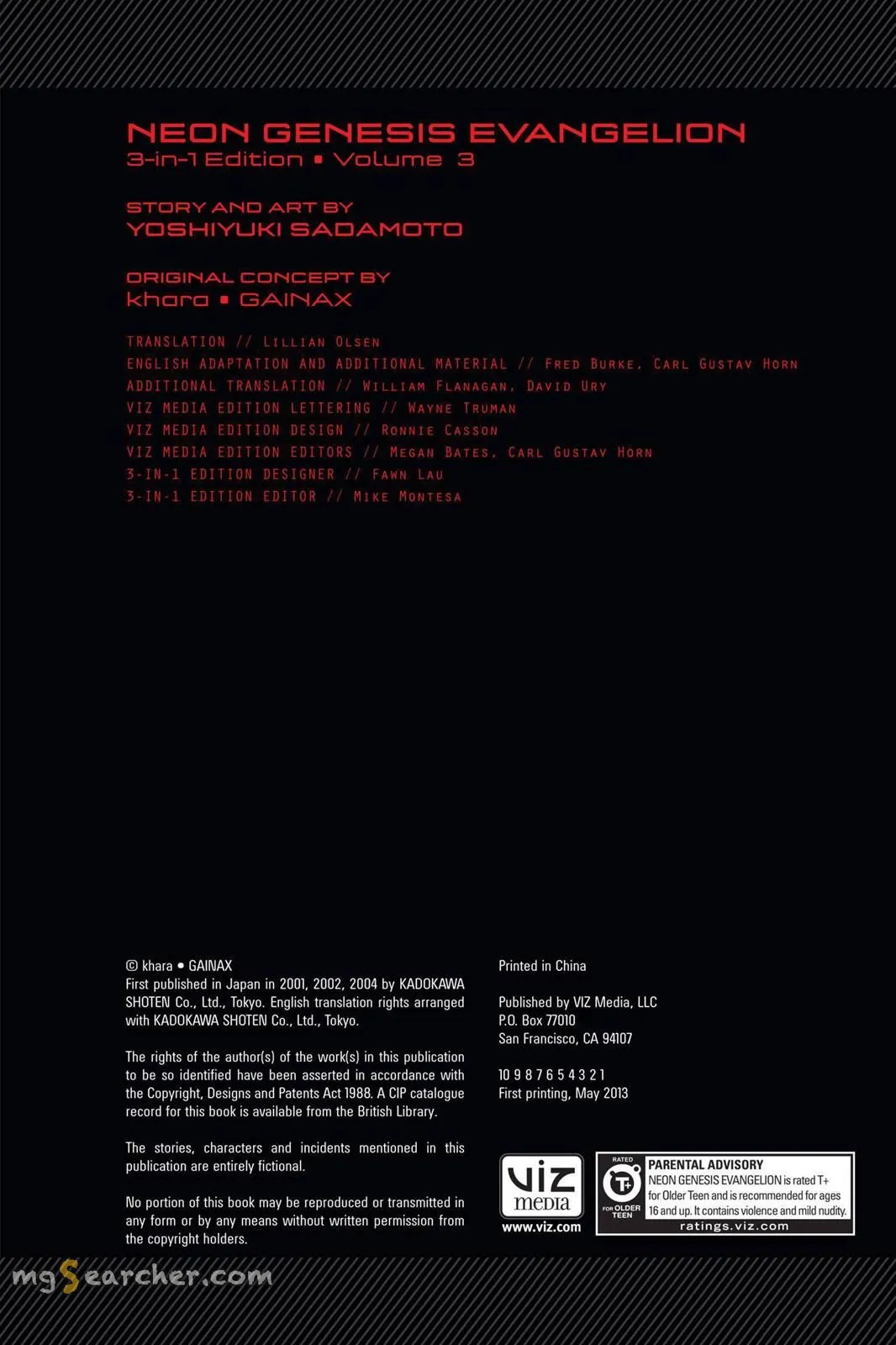 Read Neon Genesis Evangelion EN Manga Online
