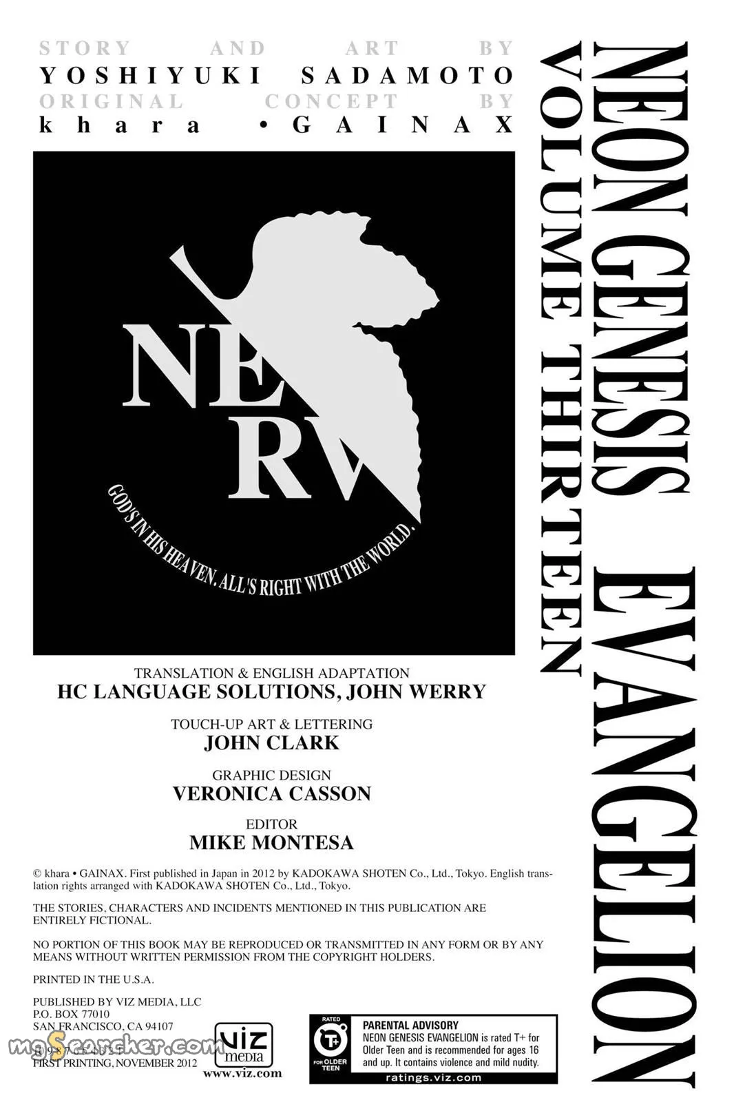 Read Neon Genesis Evangelion EN Manga Online