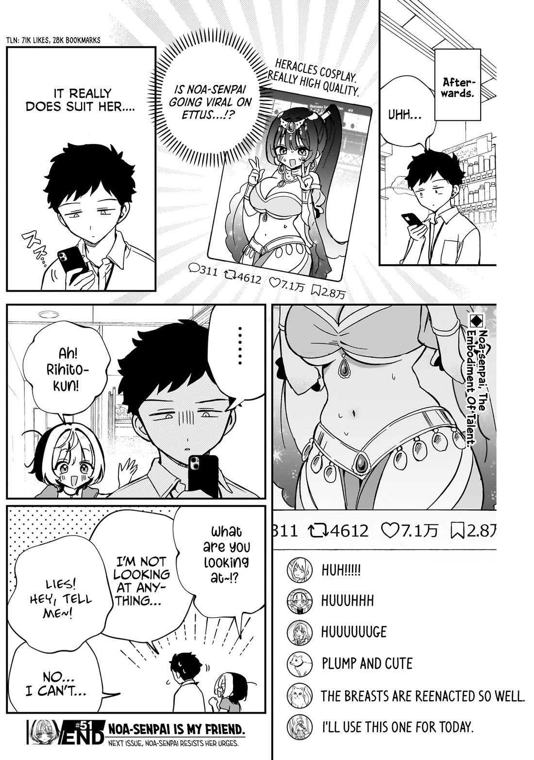 Read Noa Is My Senior, and My Friend EN Manga Online