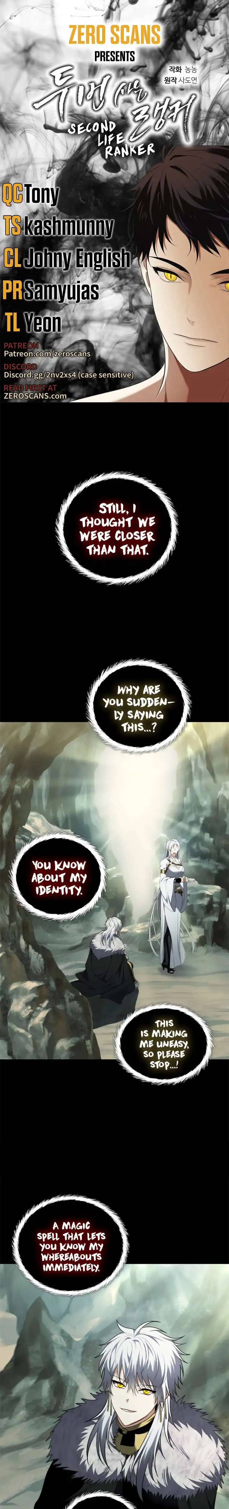 Read Ranker Who Lives A Second Time EN Manga Online