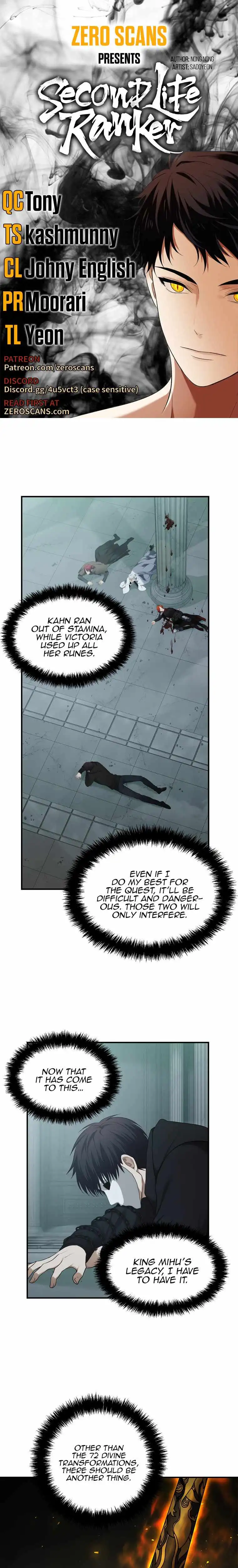 Read Ranker Who Lives A Second Time EN Manga Online