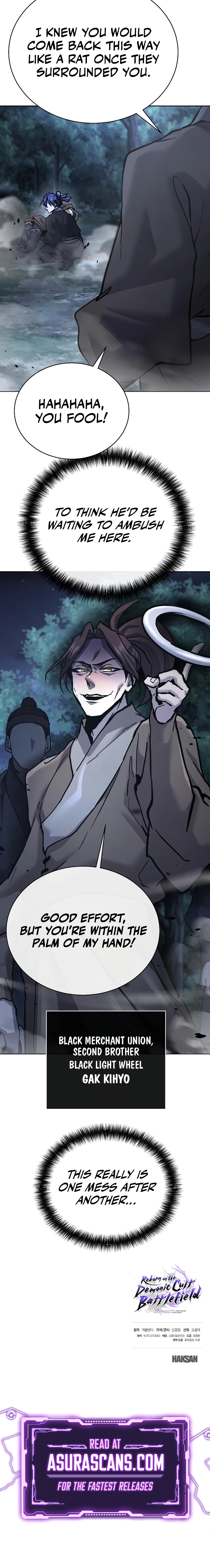 Read Reborn on the Demonic Cult Battlefield EN Manga Online