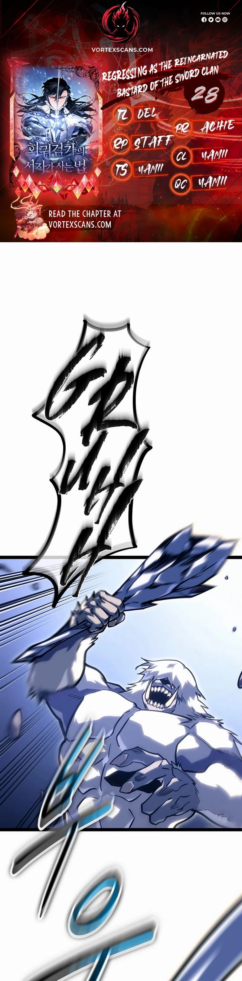 Read Regressing As The Bastard Of The Sword Clan EN Manga Online