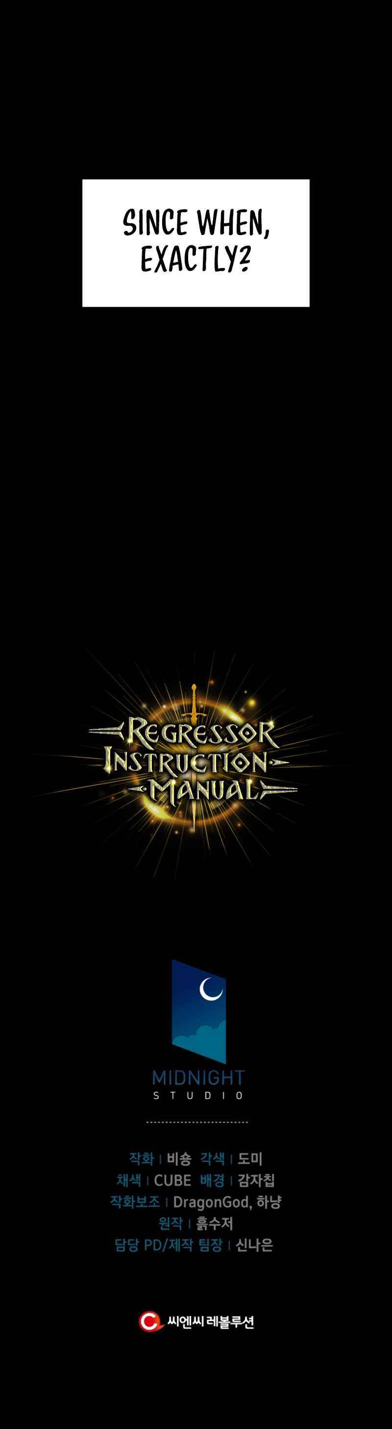 Read Regressor Instruction Manual EN Manga Online