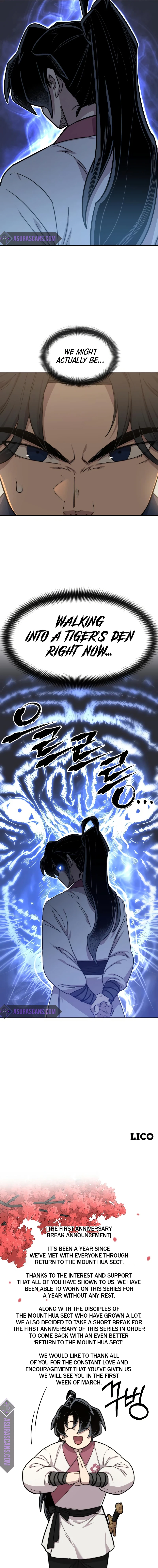 Read Return of the Mount Hua Sect EN Manga Online