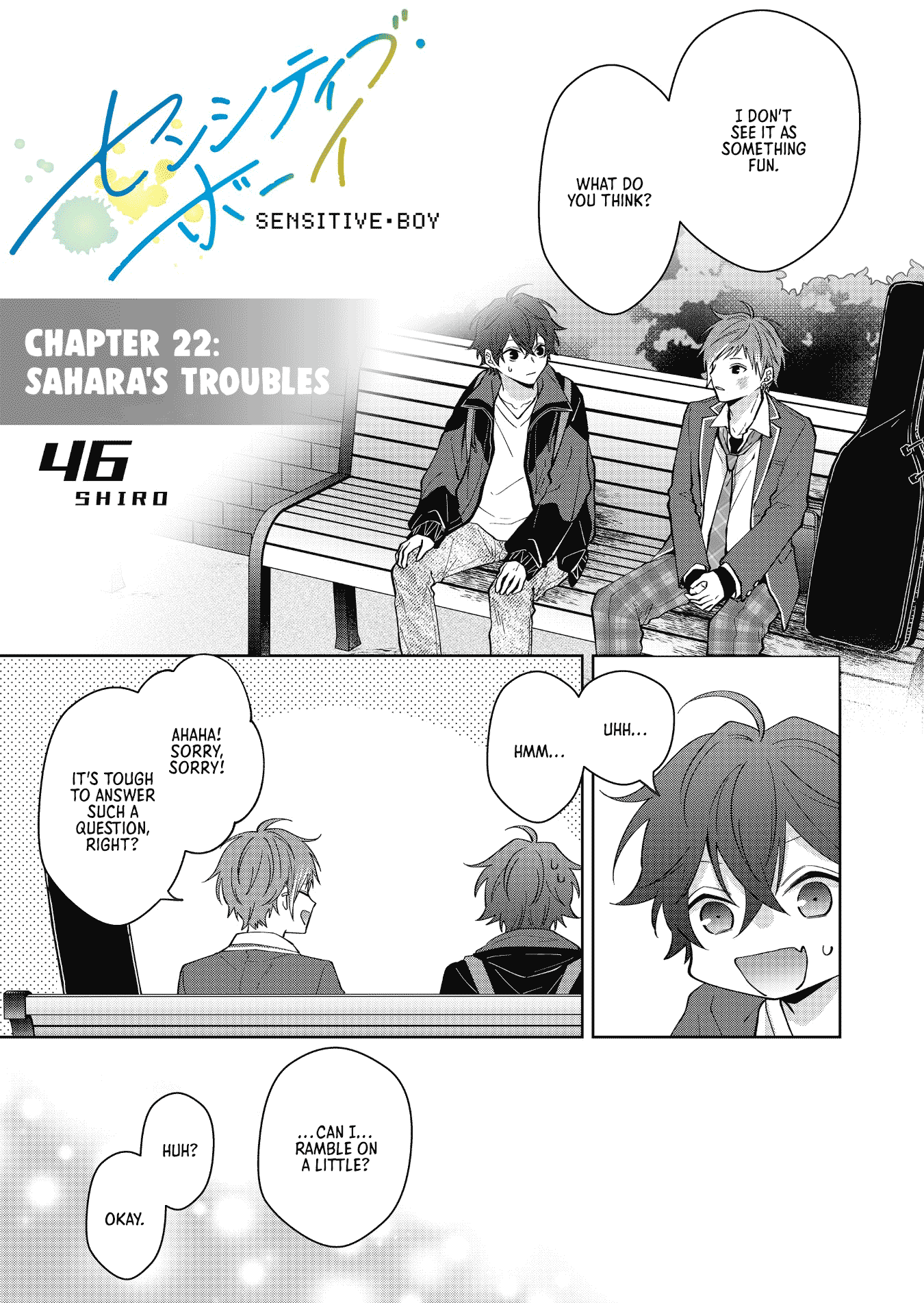 Read Sensitive Boy EN Manga Online