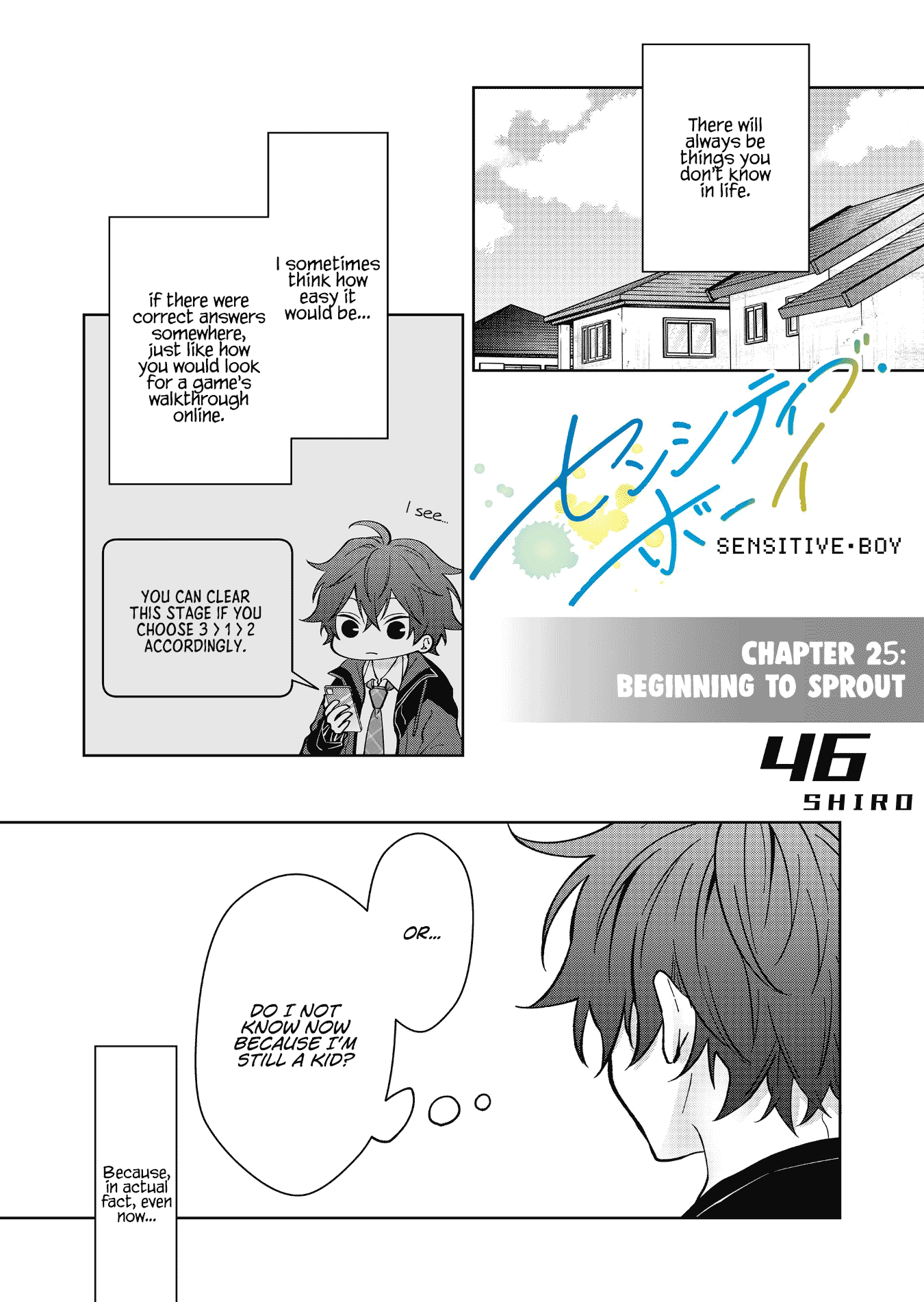 Read Sensitive Boy EN Manga Online