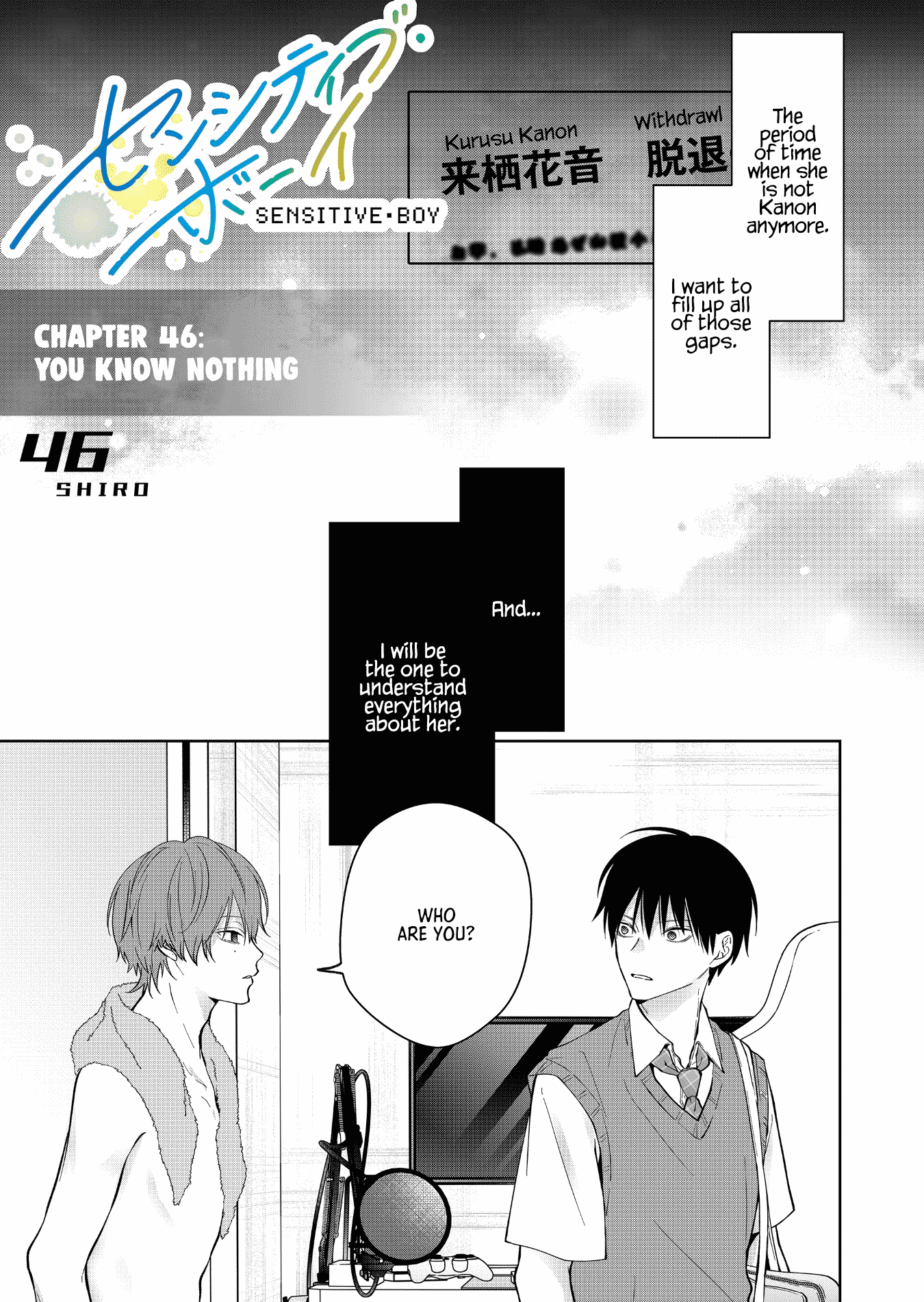 Read Sensitive Boy EN Manga Online