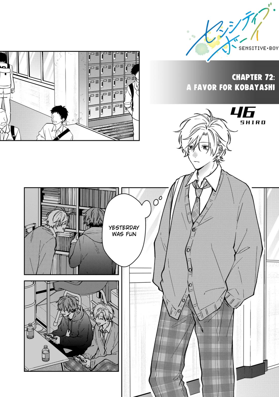 Read Sensitive Boy EN Manga Online