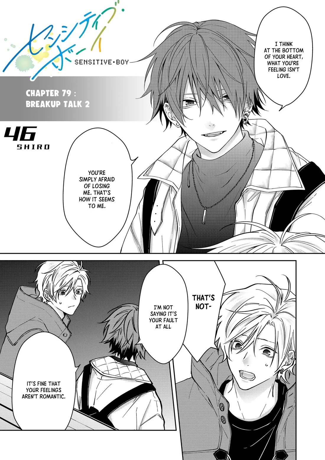 Read Sensitive Boy EN Manga Online