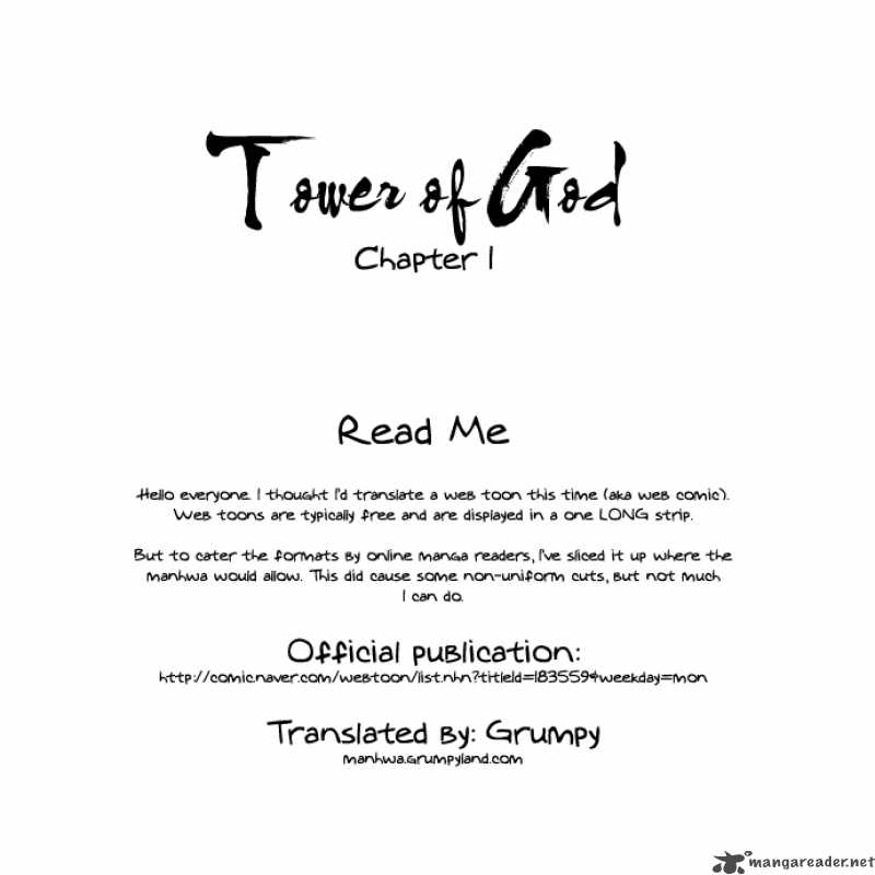 Read TOWER OF GOD EN Manga Online
