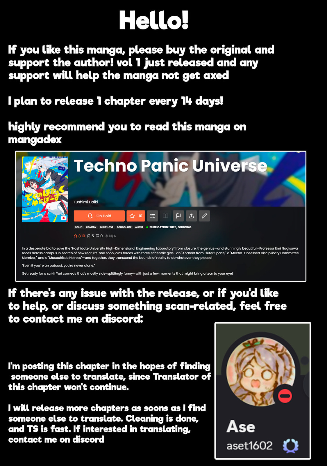 Read Techno Panic Universe EN Manga Online