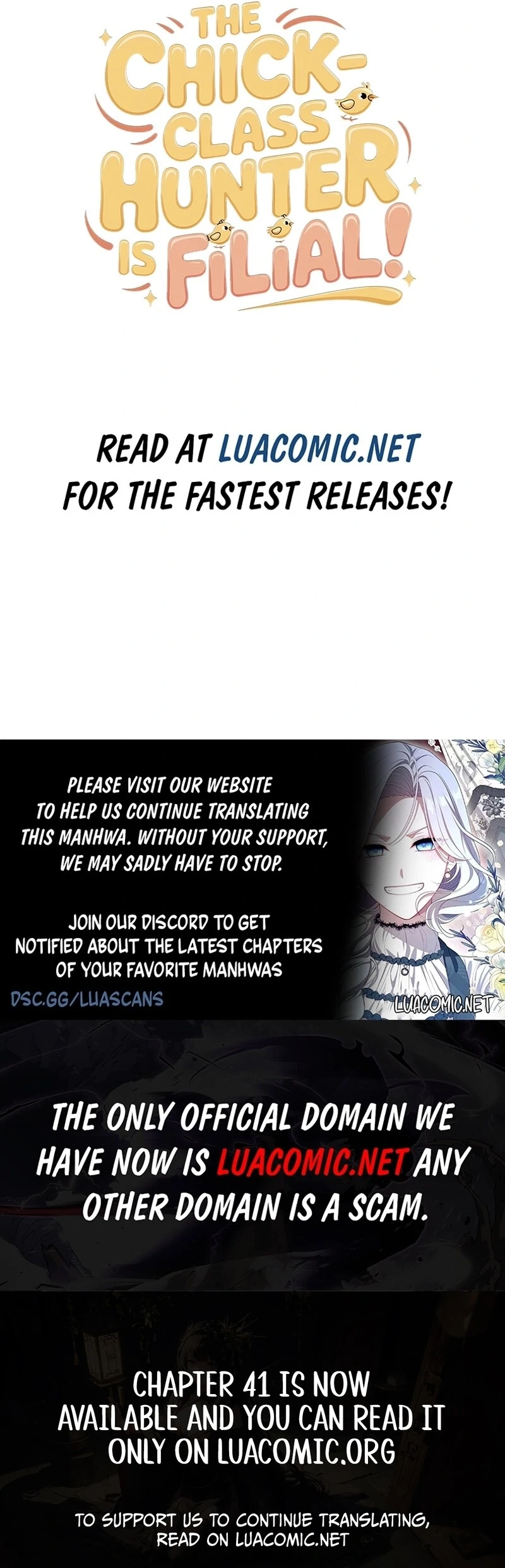 Read The Chick Class Hunter is on a Filial Duty! EN Manga Online
