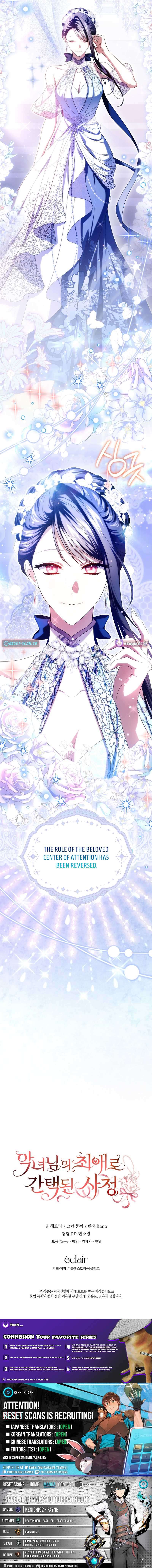 Read The Circumstances of Being Chosen as the Villainess's Favorite Manga Online