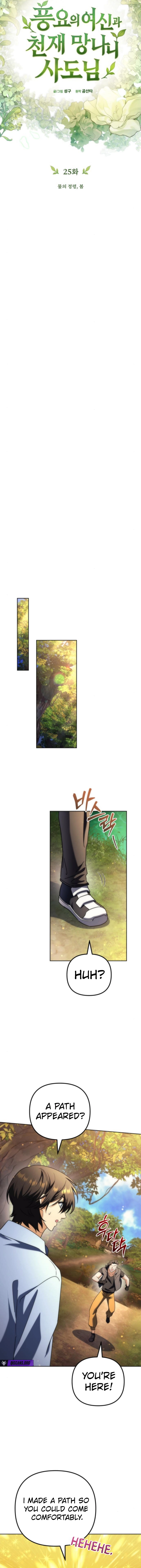 Read The Goddess of Abundance and the Genius Troublemaker Apostle EN Manga Online