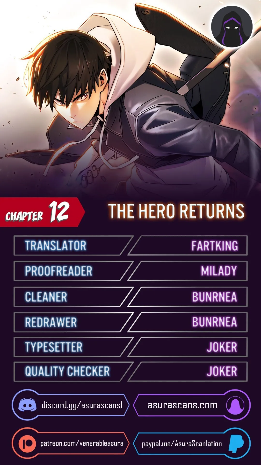 Read The Hero Returns EN Manga Online