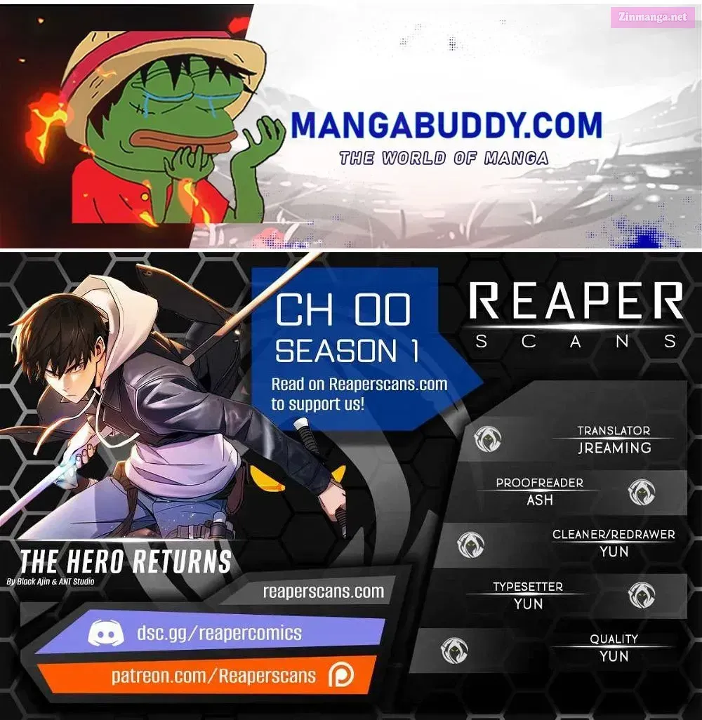 Read The Hero Returns EN Manga Online