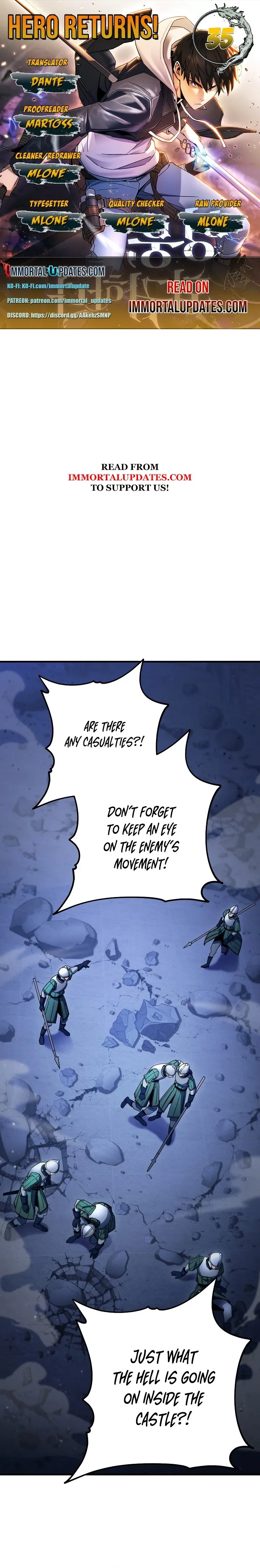 Read The Hero Returns EN Manga Online