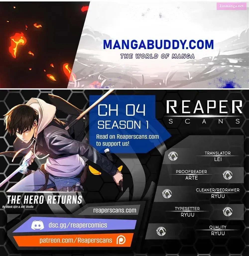 Read The Hero Returns EN Manga Online
