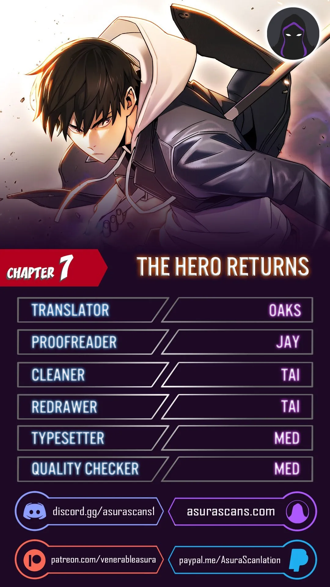 Read The Hero Returns EN Manga Online