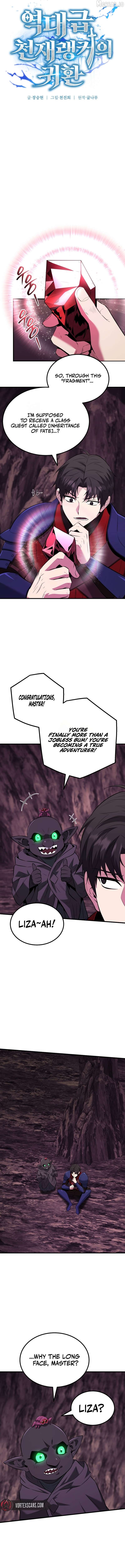 Read The Return of the Unrivaled Genius Ranker EN Manga Online
