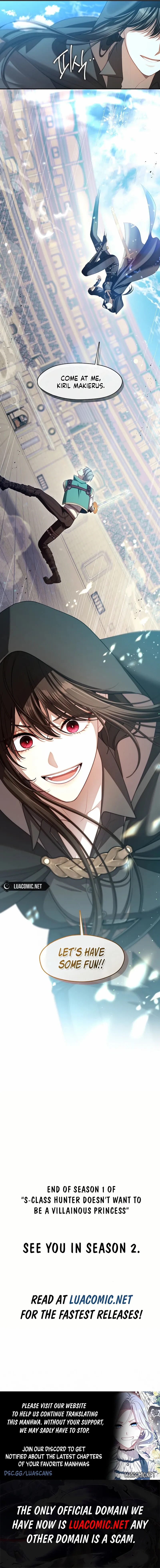 Read The S-Class Hunter Doesn't Want to Be a Villainous Princess EN Manga Online