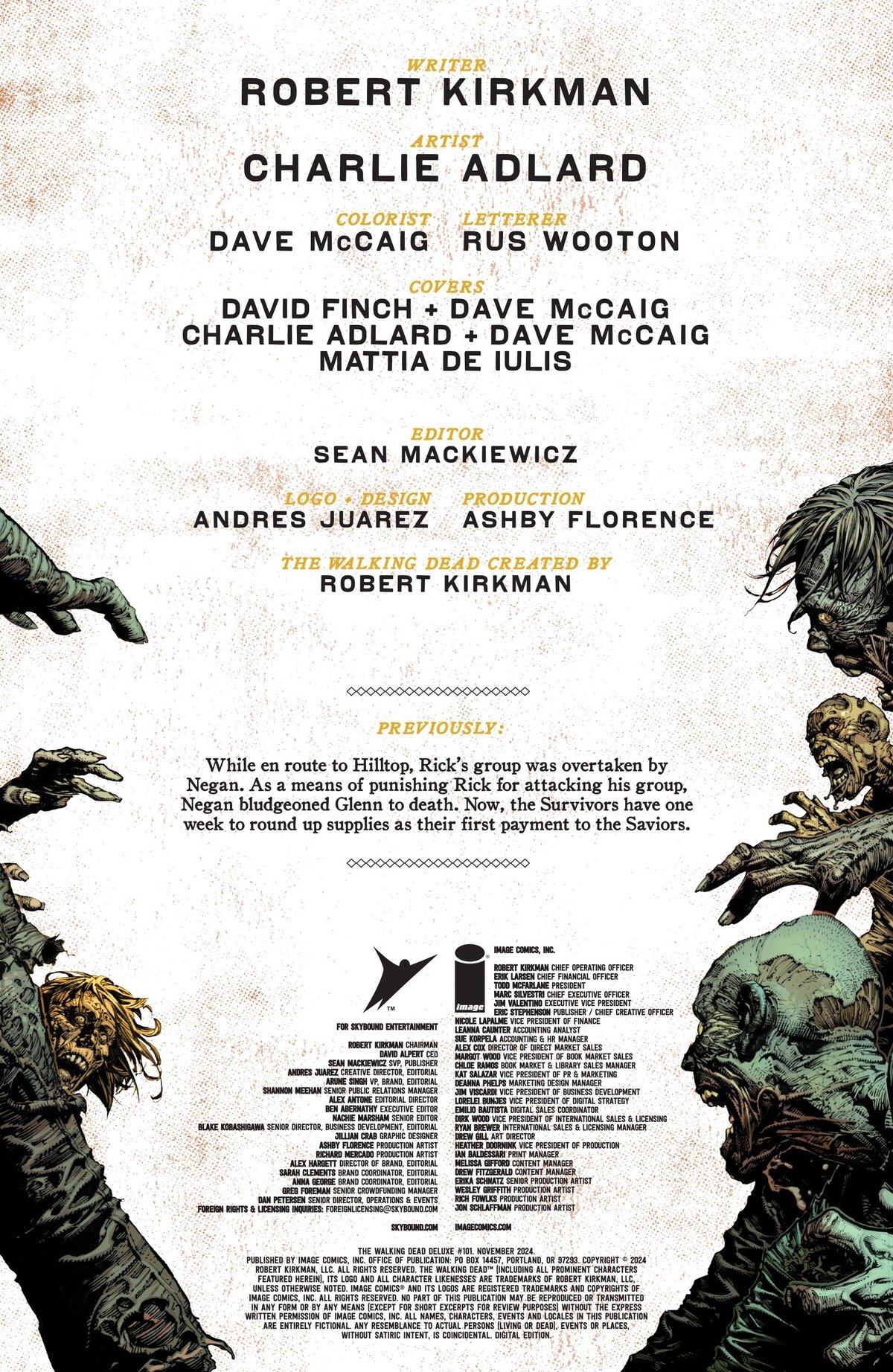 Read The Walking Dead Deluxe 2020 EN Manga Online
