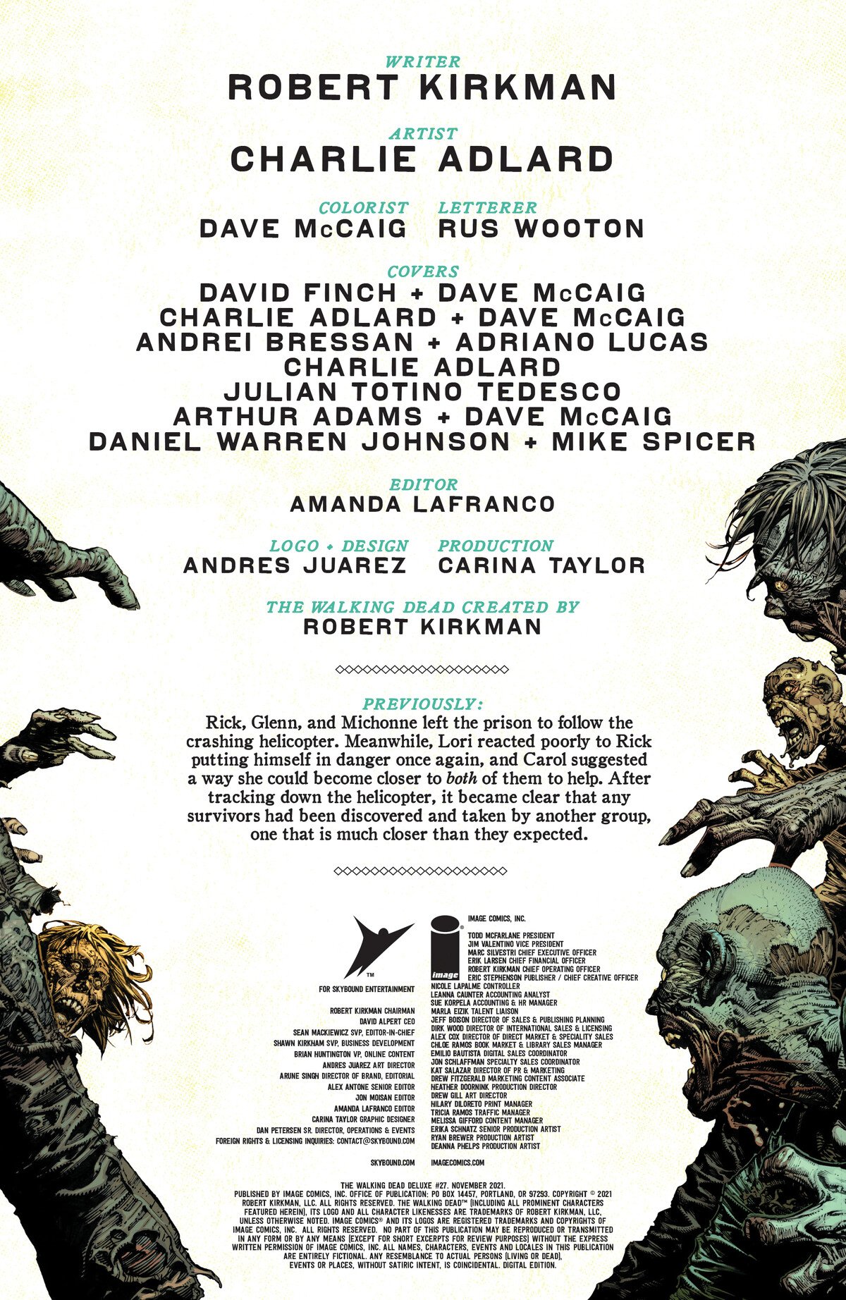 Read The Walking Dead Deluxe 2020 EN Manga Online