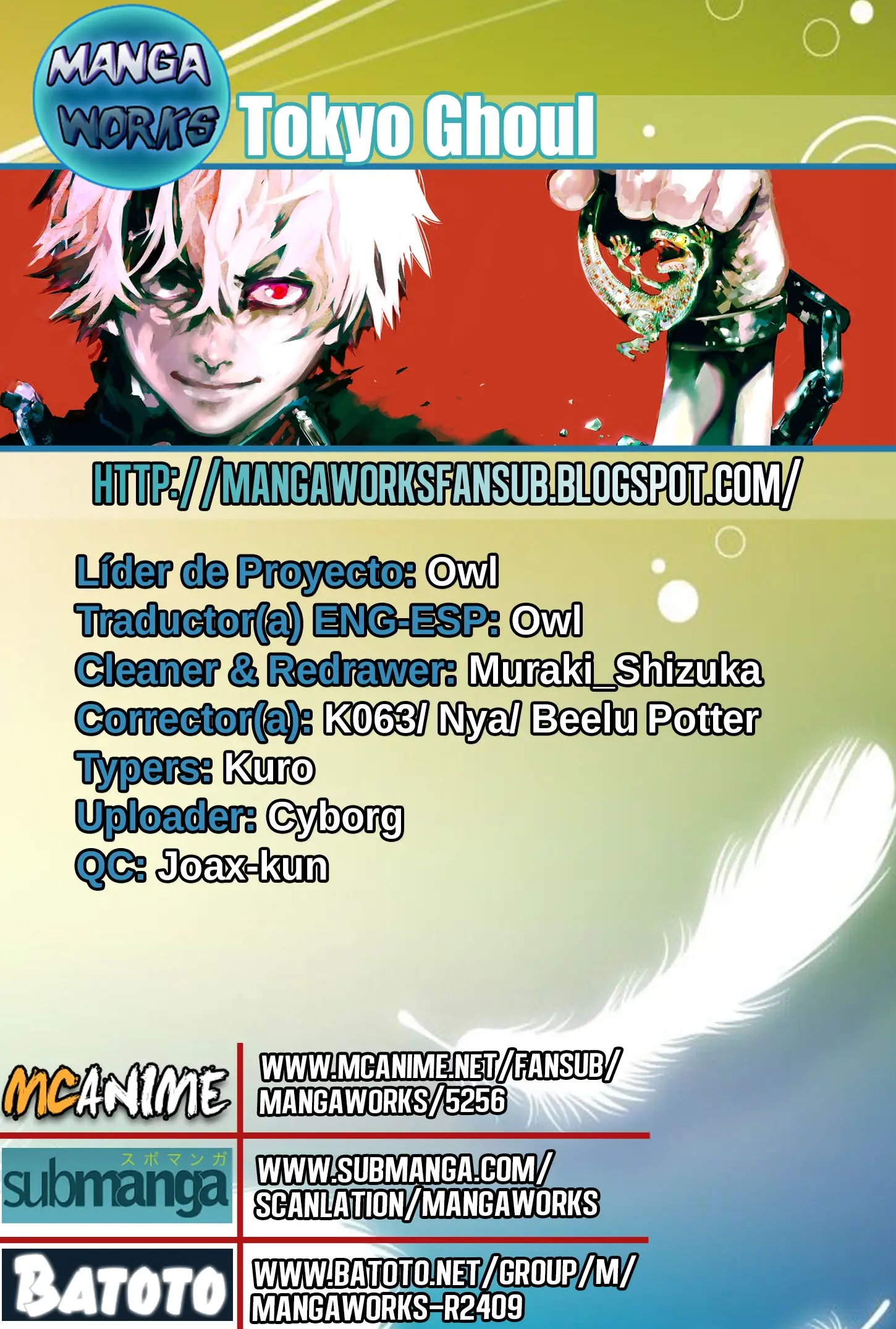 Read Tokyo Ghoul EN Manga Online