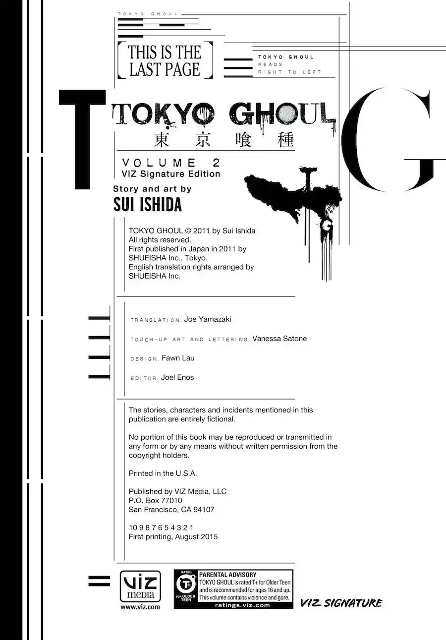 Read Tokyo Ghoul EN Manga Online