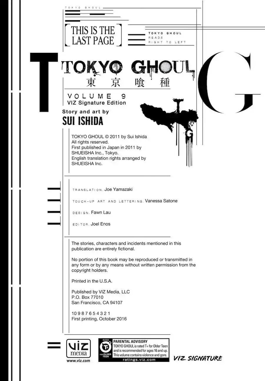 Read Tokyo Ghoul EN Manga Online