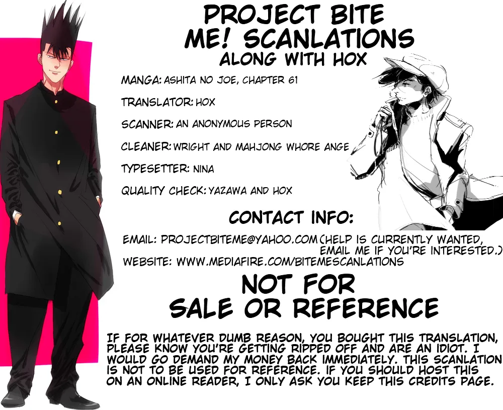 Read Tomorrow's Joe EN Manga Online
