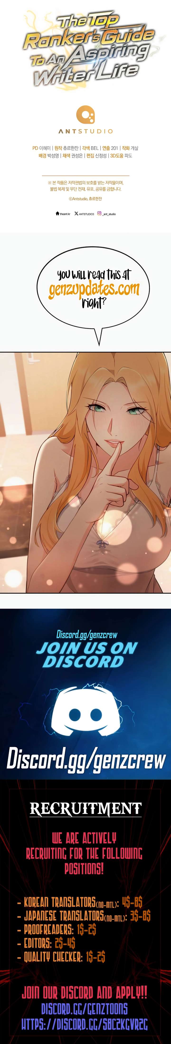 Read Top Ranker’s Life Guide for Aspiring Writers Manga Online