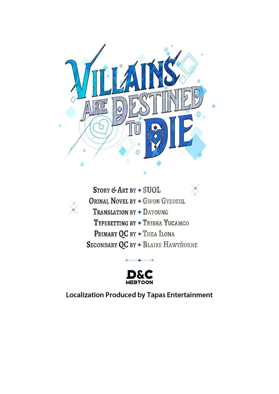 Read Villains Are Destined to Die Manga Online