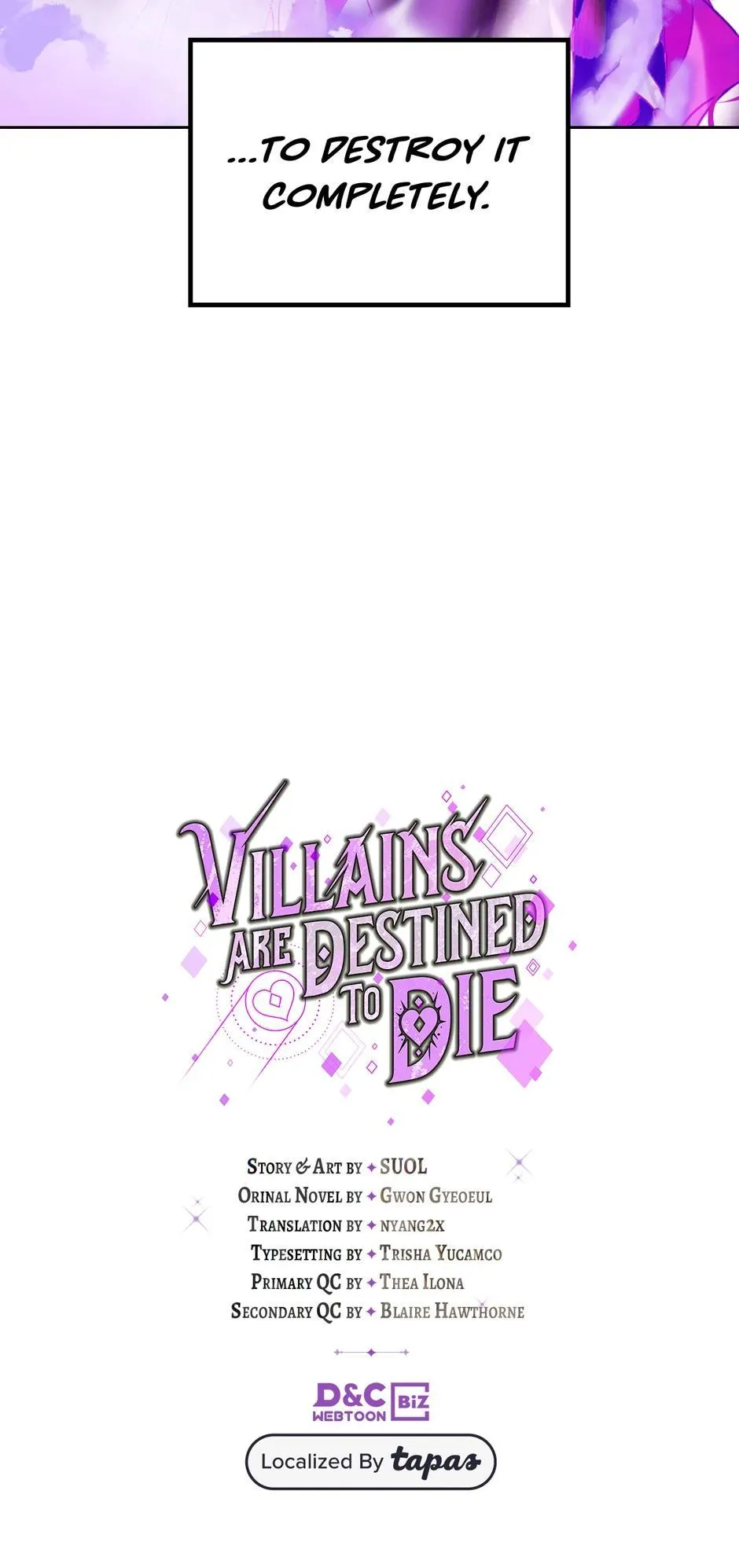 Read Villains Are Destined to Die Manga Online
